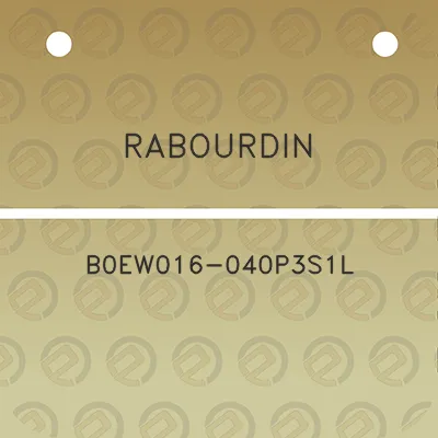 rabourdin-b0ew016-040p3s1l