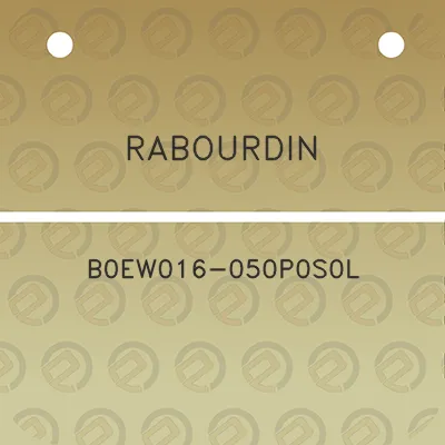 rabourdin-b0ew016-050p0s0l