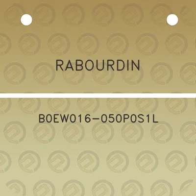 rabourdin-b0ew016-050p0s1l