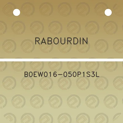 rabourdin-b0ew016-050p1s3l