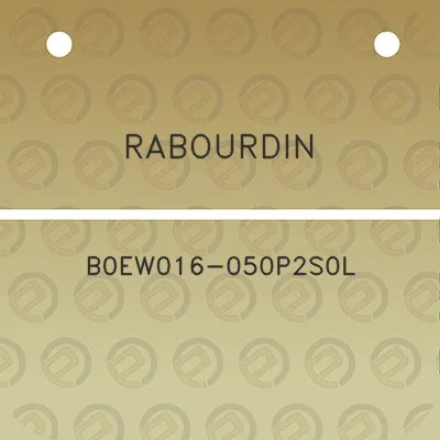 rabourdin-b0ew016-050p2s0l