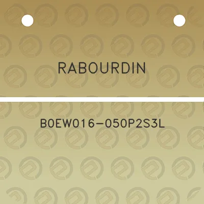 rabourdin-b0ew016-050p2s3l