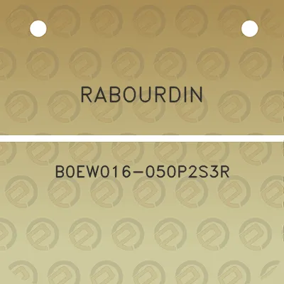 rabourdin-b0ew016-050p2s3r