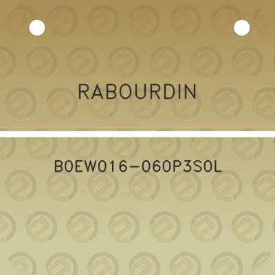 rabourdin-b0ew016-060p3s0l