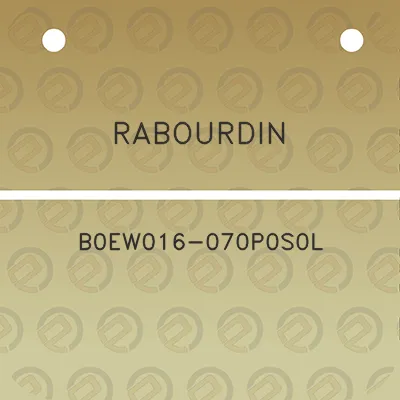 rabourdin-b0ew016-070p0s0l