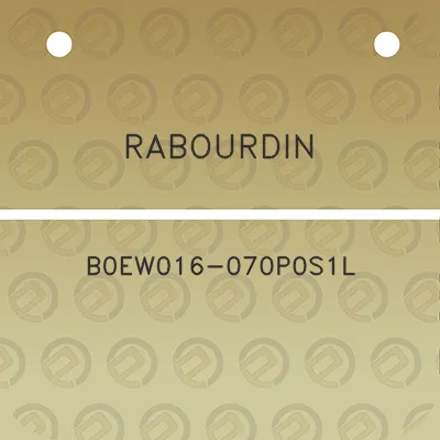 rabourdin-b0ew016-070p0s1l