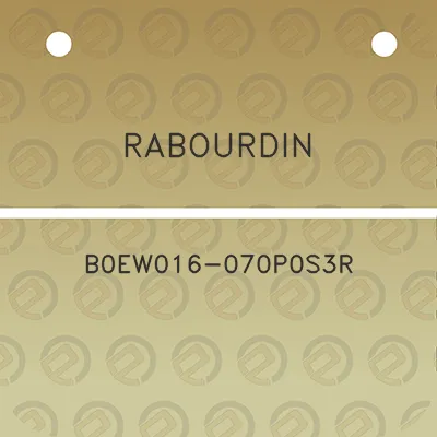 rabourdin-b0ew016-070p0s3r