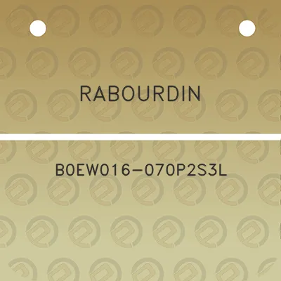 rabourdin-b0ew016-070p2s3l