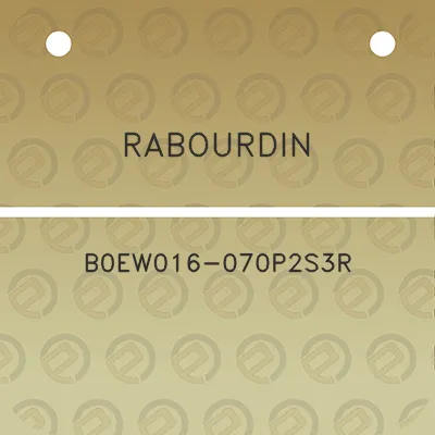 rabourdin-b0ew016-070p2s3r