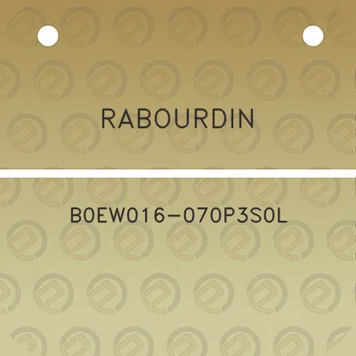 rabourdin-b0ew016-070p3s0l