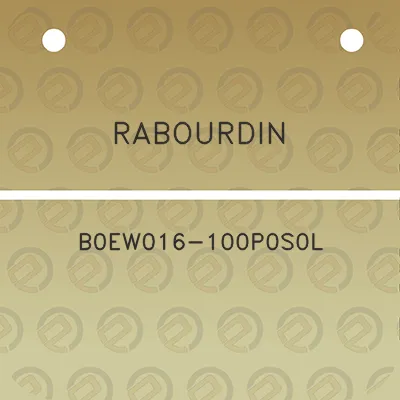 rabourdin-b0ew016-100p0s0l