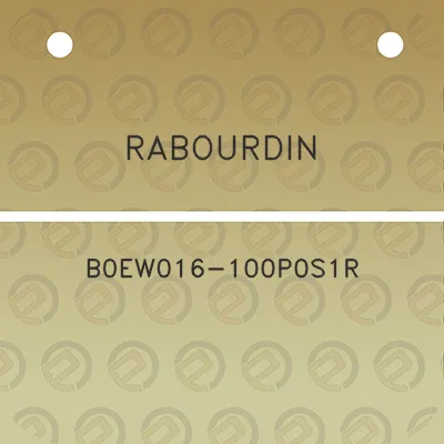 rabourdin-b0ew016-100p0s1r