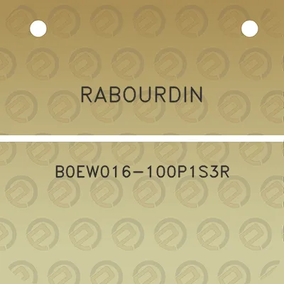 rabourdin-b0ew016-100p1s3r