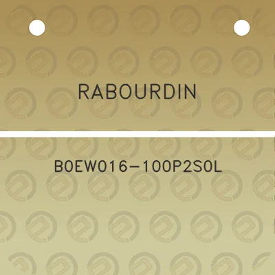 rabourdin-b0ew016-100p2s0l