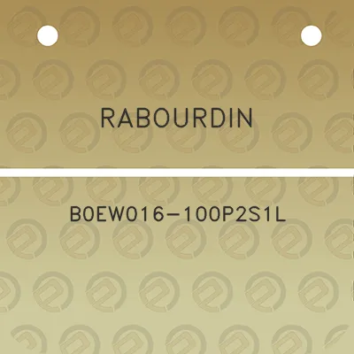 rabourdin-b0ew016-100p2s1l