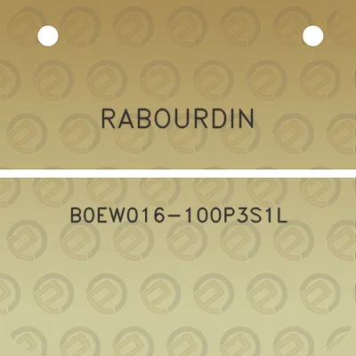 rabourdin-b0ew016-100p3s1l