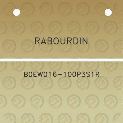 rabourdin-b0ew016-100p3s1r