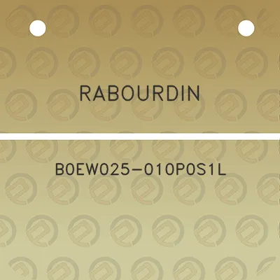 rabourdin-b0ew025-010p0s1l