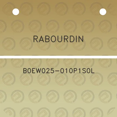 rabourdin-b0ew025-010p1s0l