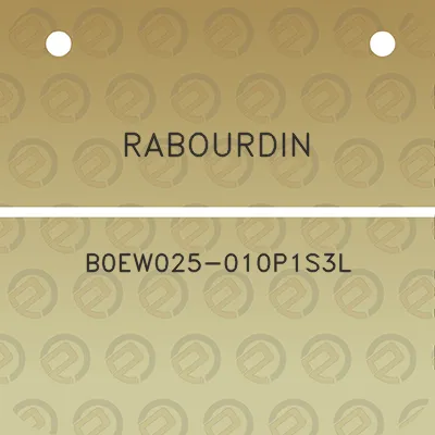 rabourdin-b0ew025-010p1s3l