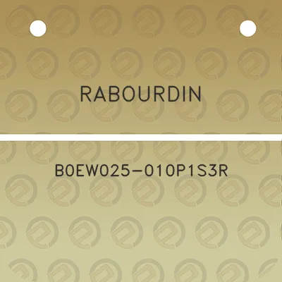 rabourdin-b0ew025-010p1s3r