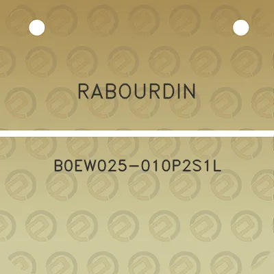 rabourdin-b0ew025-010p2s1l