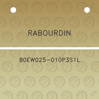 rabourdin-b0ew025-010p3s1l