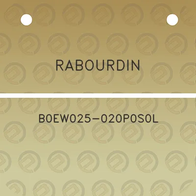 rabourdin-b0ew025-020p0s0l