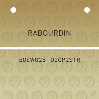 rabourdin-b0ew025-020p2s1r