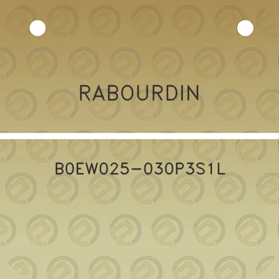 rabourdin-b0ew025-030p3s1l