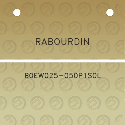 rabourdin-b0ew025-050p1s0l