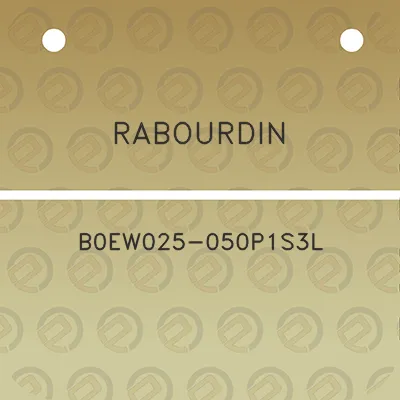 rabourdin-b0ew025-050p1s3l