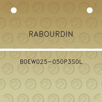 rabourdin-b0ew025-050p3s0l