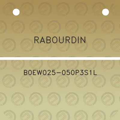 rabourdin-b0ew025-050p3s1l