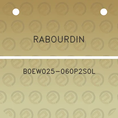 rabourdin-b0ew025-060p2s0l