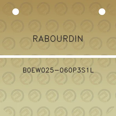 rabourdin-b0ew025-060p3s1l