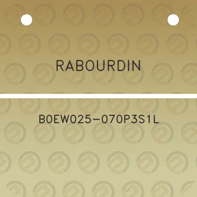 rabourdin-b0ew025-070p3s1l