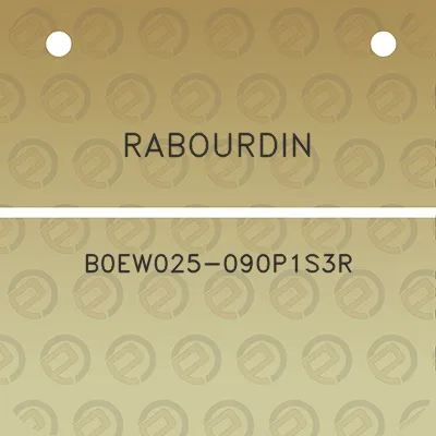 rabourdin-b0ew025-090p1s3r