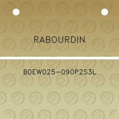 rabourdin-b0ew025-090p2s3l