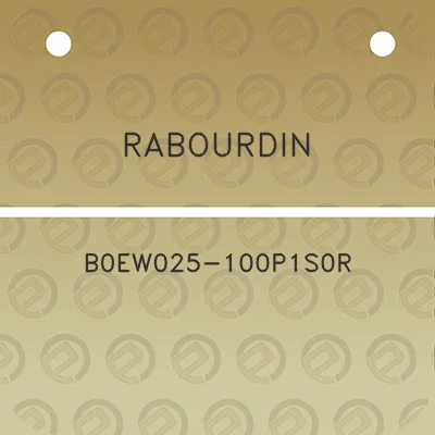 rabourdin-b0ew025-100p1s0r