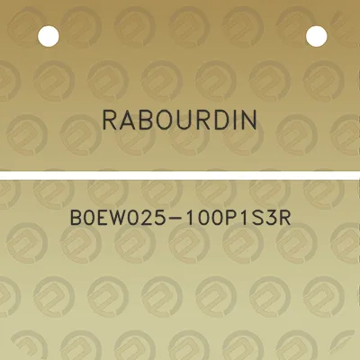 rabourdin-b0ew025-100p1s3r