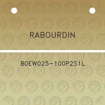 rabourdin-b0ew025-100p2s1l