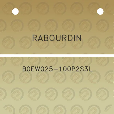 rabourdin-b0ew025-100p2s3l