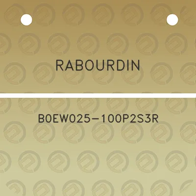 rabourdin-b0ew025-100p2s3r