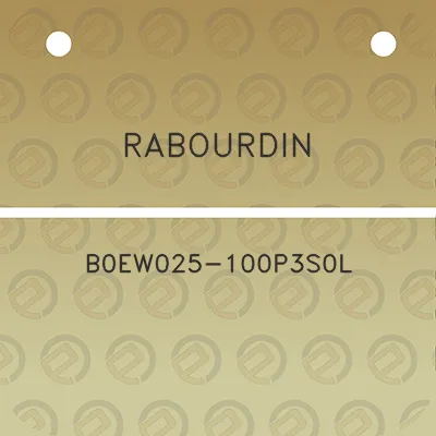 rabourdin-b0ew025-100p3s0l