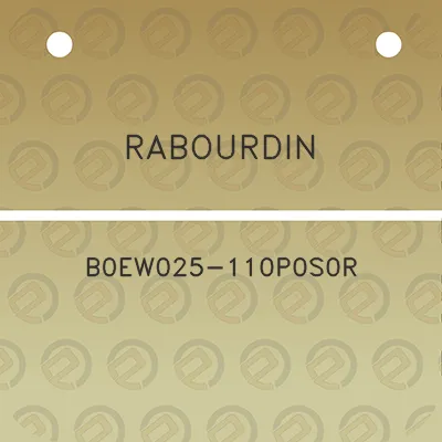 rabourdin-b0ew025-110p0s0r