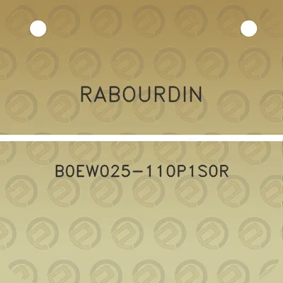 rabourdin-b0ew025-110p1s0r