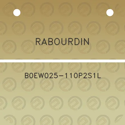 rabourdin-b0ew025-110p2s1l