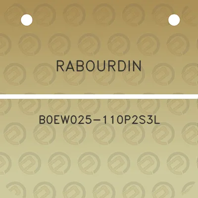 rabourdin-b0ew025-110p2s3l