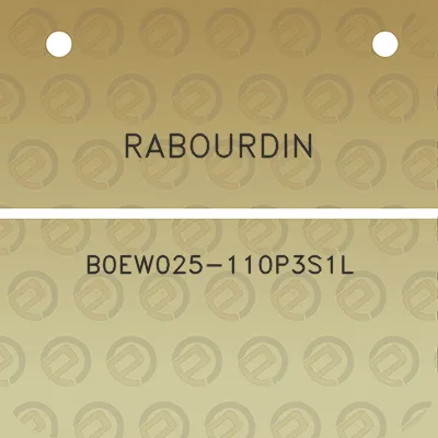 rabourdin-b0ew025-110p3s1l